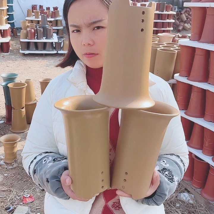 宜兴紫砂精品花盆