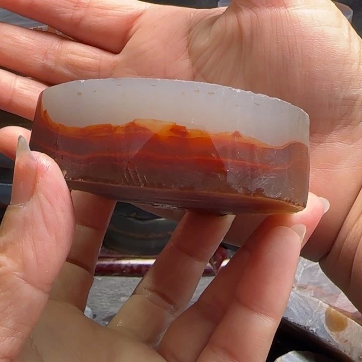 江***姐定制玛瑙手镯定制