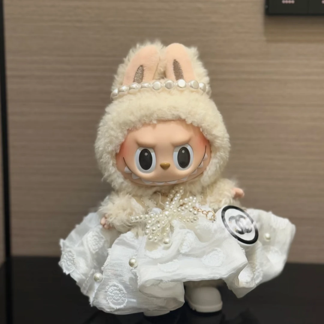Labubu 拉布布娃衣 小香风珍珠公主裙 [一二三代通用 仅娃衣]