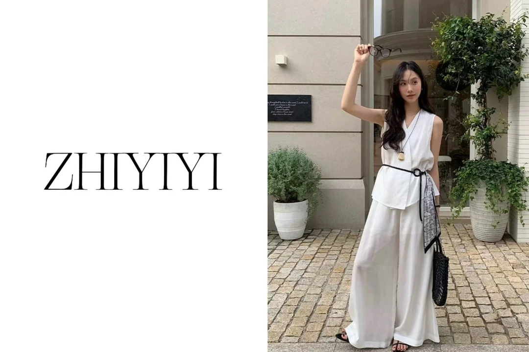 【ZHIYIYI】娟子推荐 1276款韩系气质V领显瘦上衣+休闲裤套装两件套