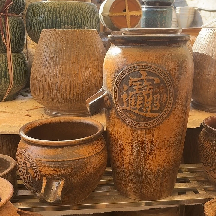 粗陶口径19/39，20/17进水口2.5厘米