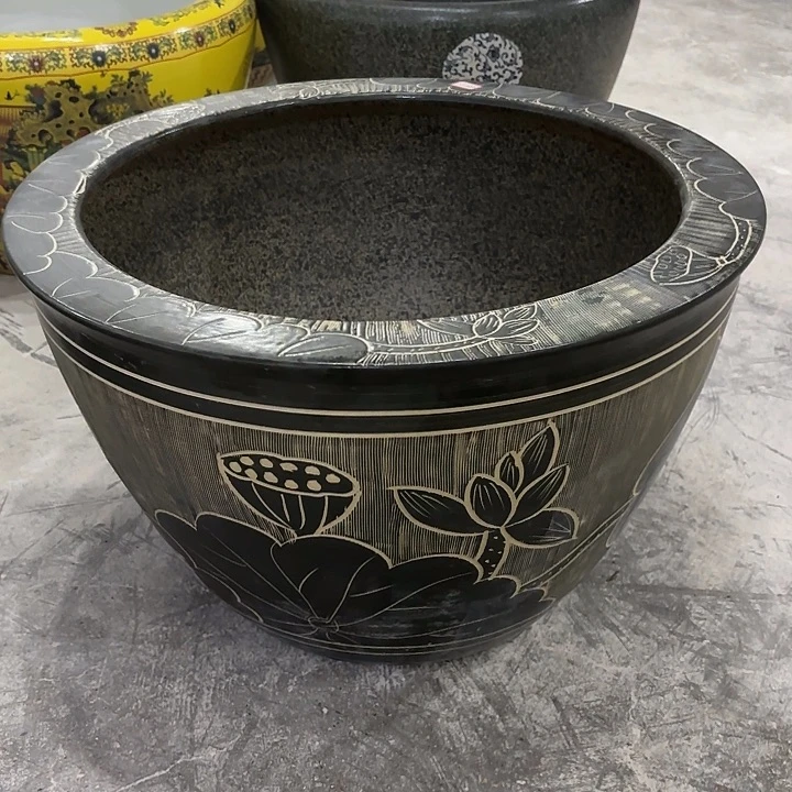 陶瓷陶瓷鱼缸微瑕53-32