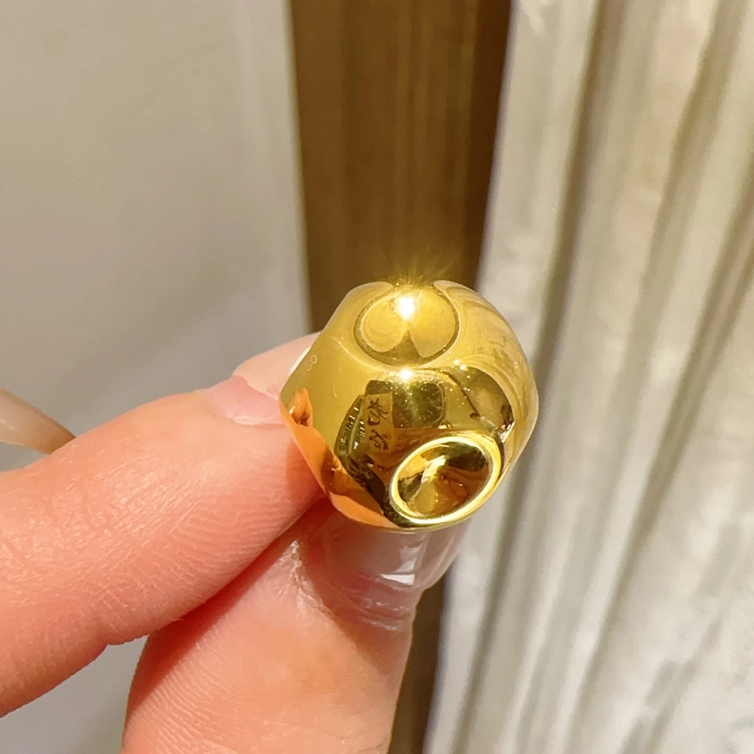 【专场专供】18k金 | 不规则路路通吊坠