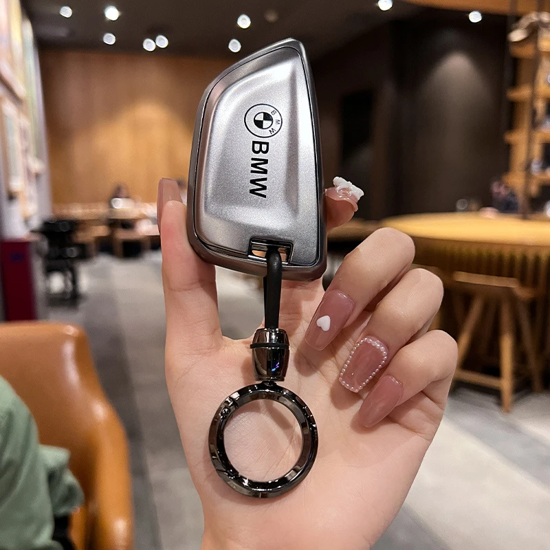 9号适用宝马5系钥匙套男士3系325刀锋五系530x1老款3系钥匙扣