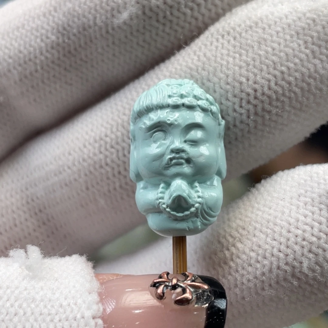 绿松石未镶嵌挂件