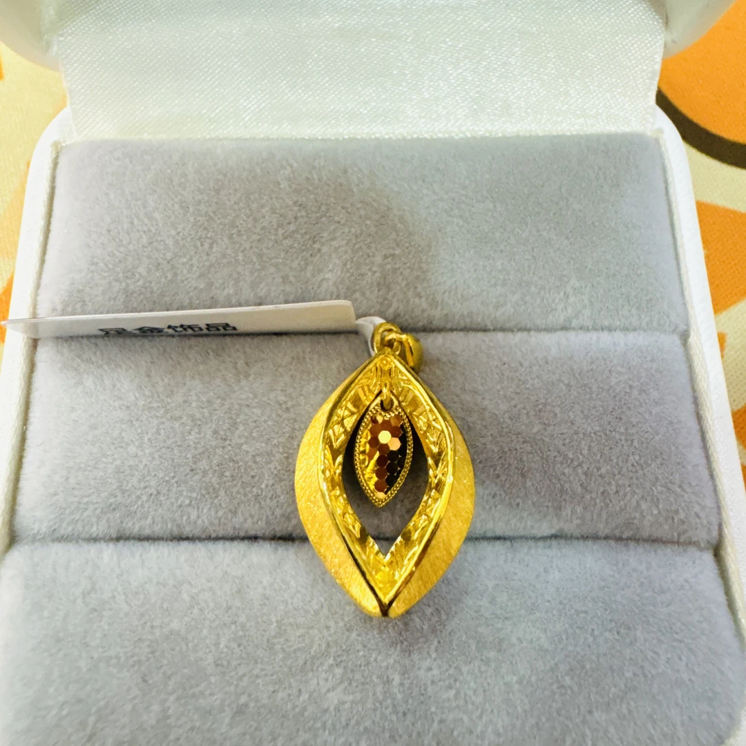 【艺馨专享】足金999饰品 第三只眼吊坠 3.77 GP