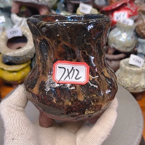 粗陶花盆手工花盆制作