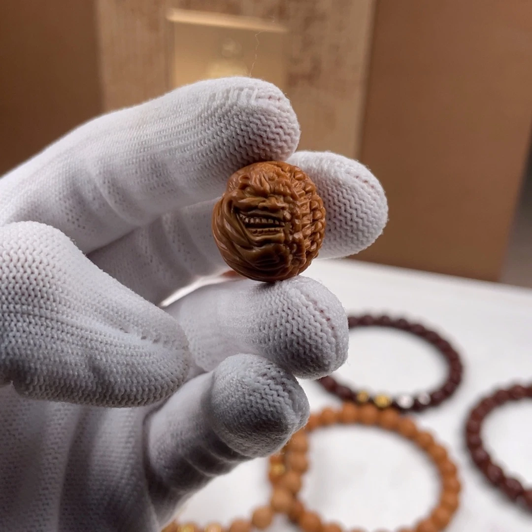 把件猴头核桃吞噬小丑