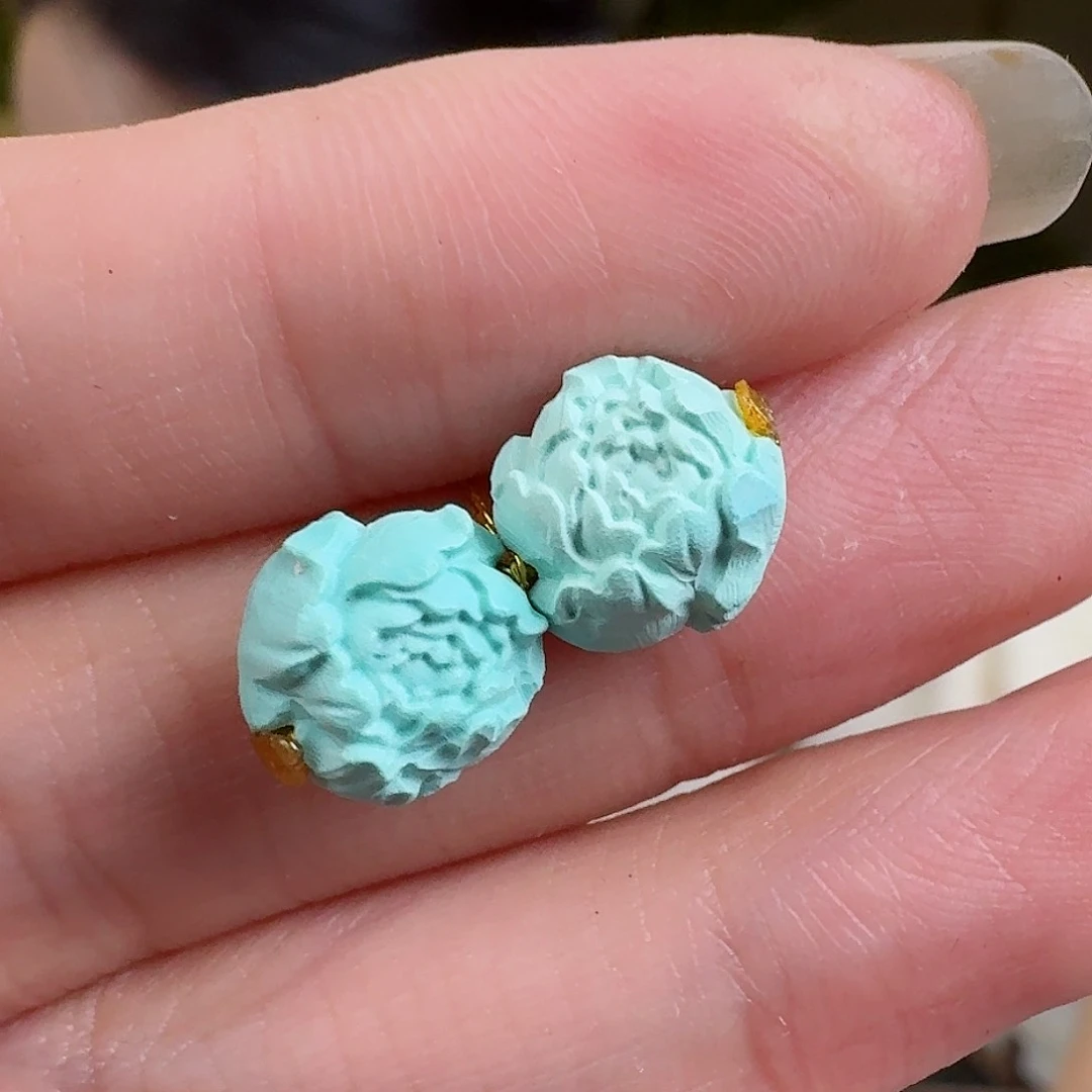 绿松石珠宝奇石未镶嵌