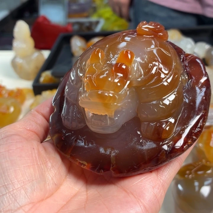 玛瑙/玉髓未镶嵌吊坠(不含链)