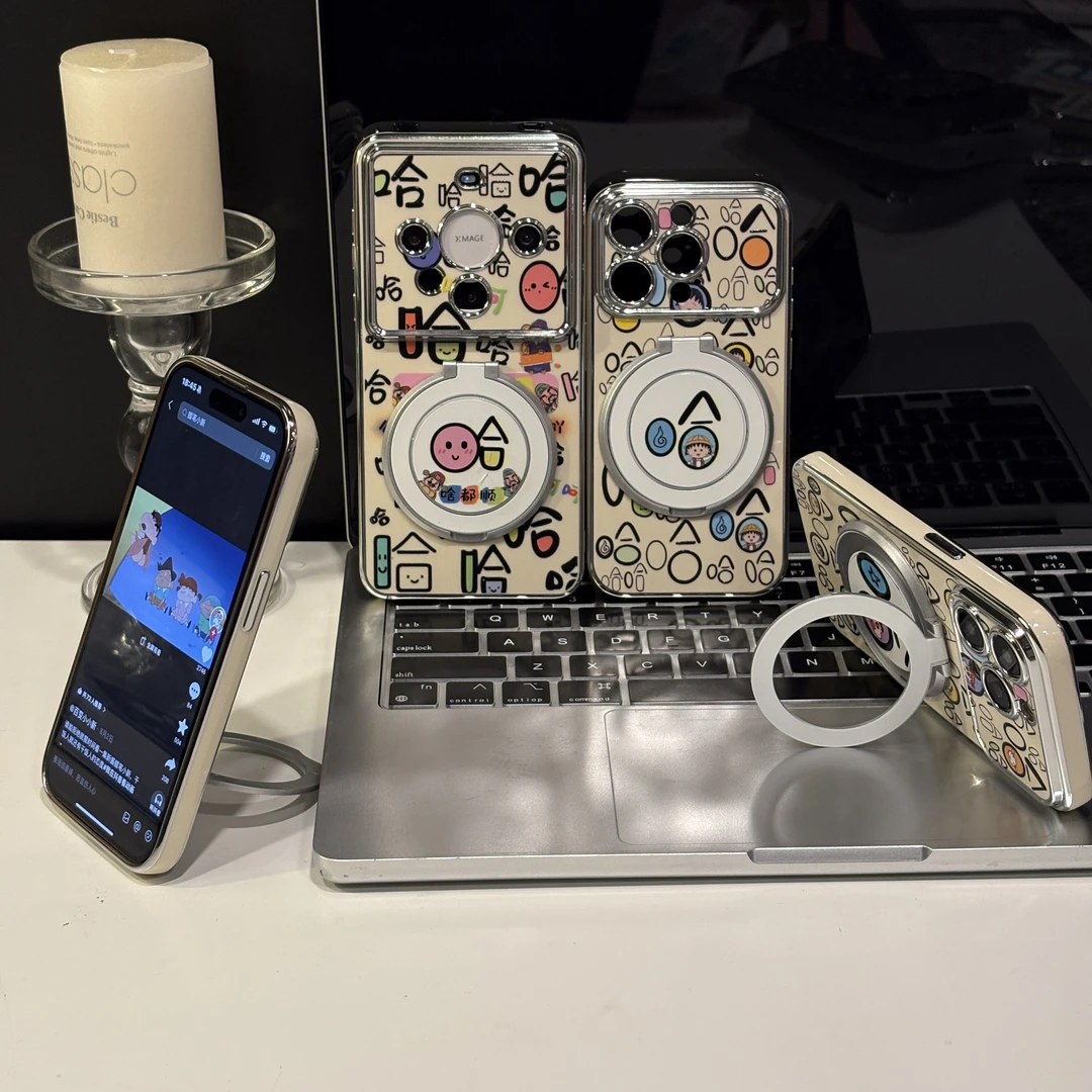 哈哈啥都顺适用苹果16pro手机壳华为p80视窗OPPO小米防摔荣耀vivo