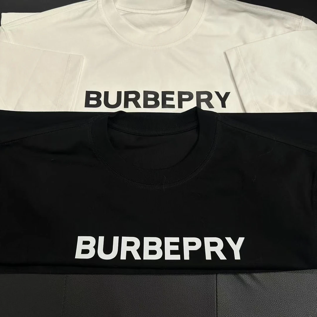 纯棉宽松短袖男女同款burb1