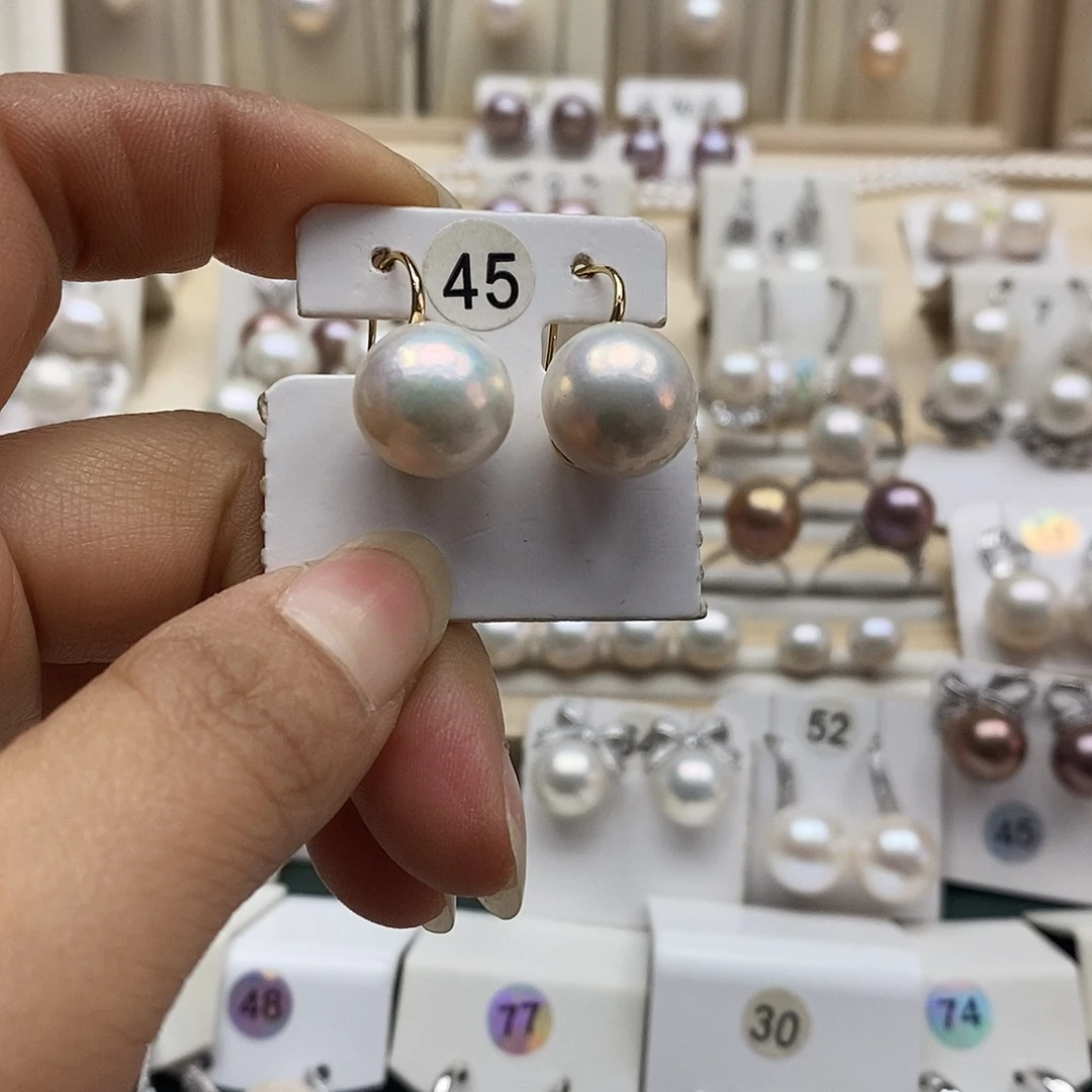 淡水珍珠颈饰银S925镶嵌