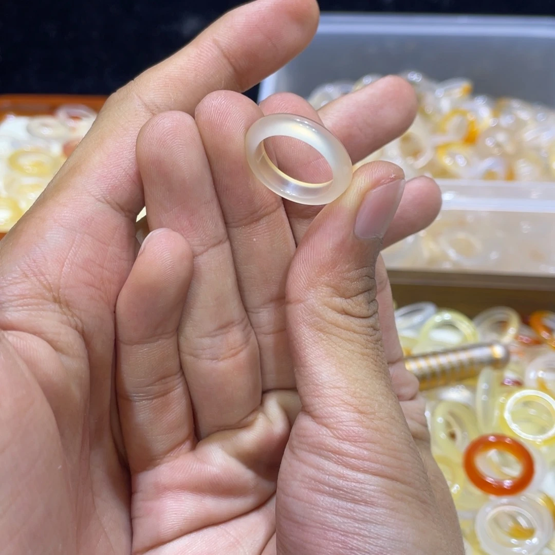 玛瑙/玉髓未镶嵌戒指240号港12