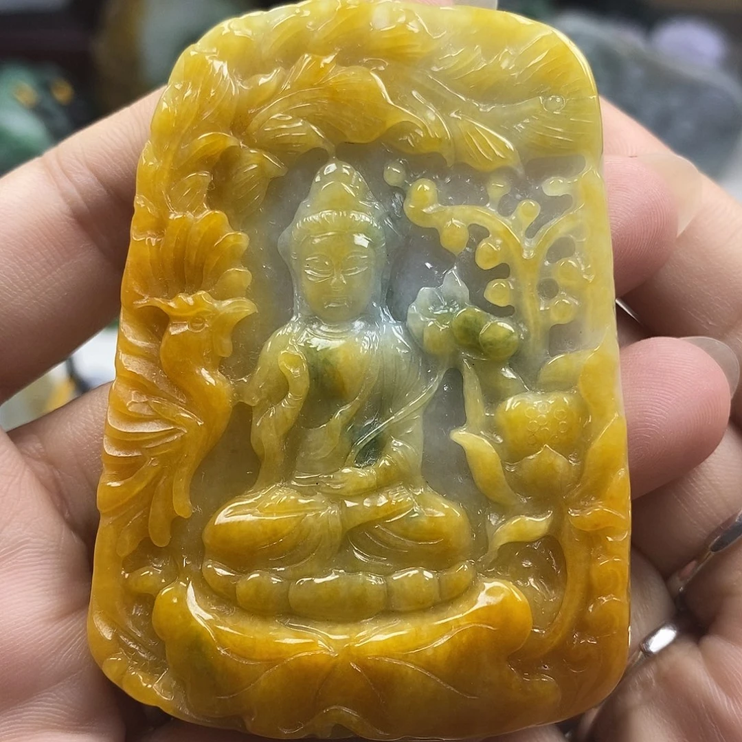 颈饰未镶嵌翡翠自**我牌子