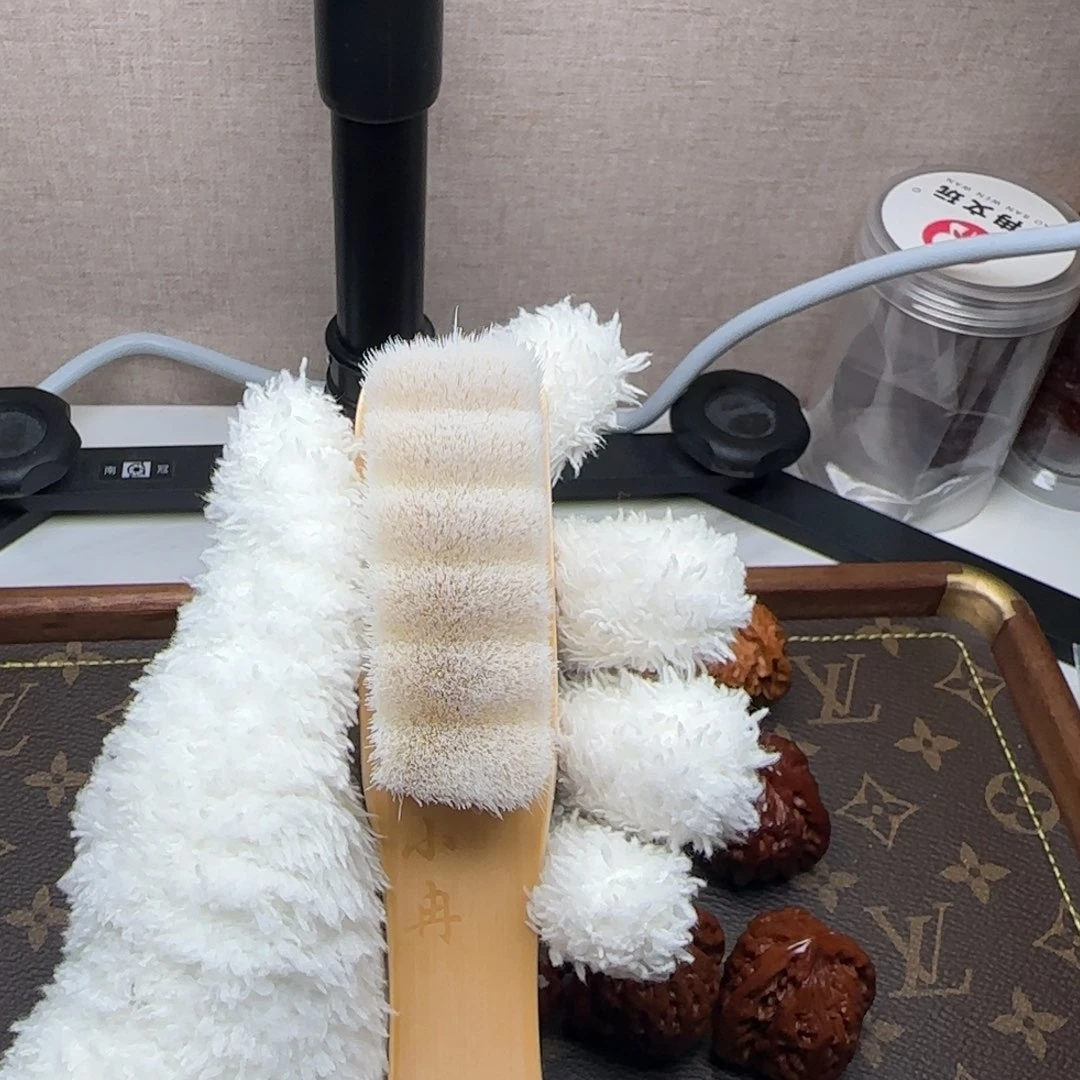 文玩核桃吊坠❤****?文玩木质万毛刷