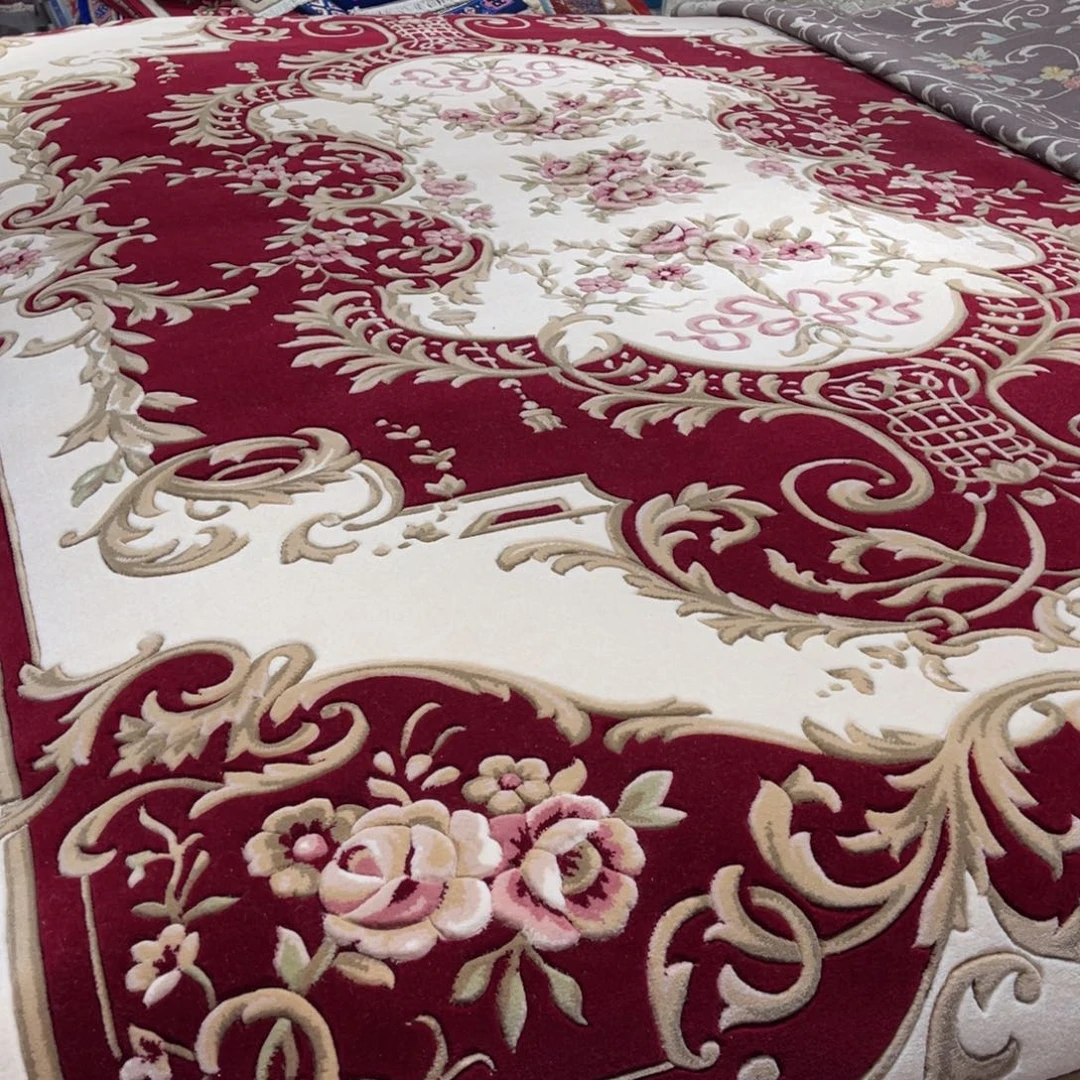 羊毛2.3×3.4纯羊毛立体花特价地毯加厚