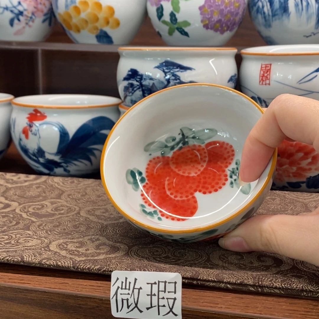 釉下彩手工绘制手工绘制