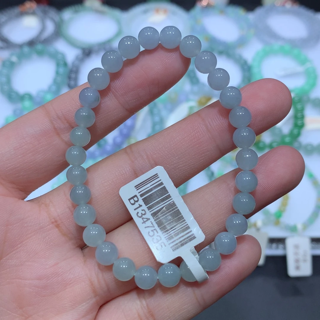 未镶嵌手串翡翠天然