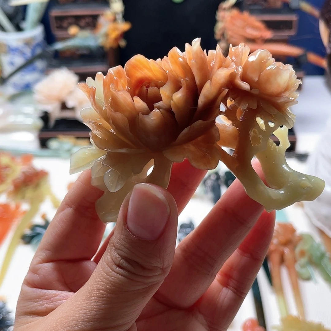 【闪购商品】未镶嵌岫玉发饰?*蓝