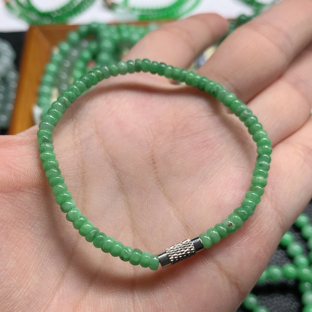 未镶嵌手链翡翠翡翠