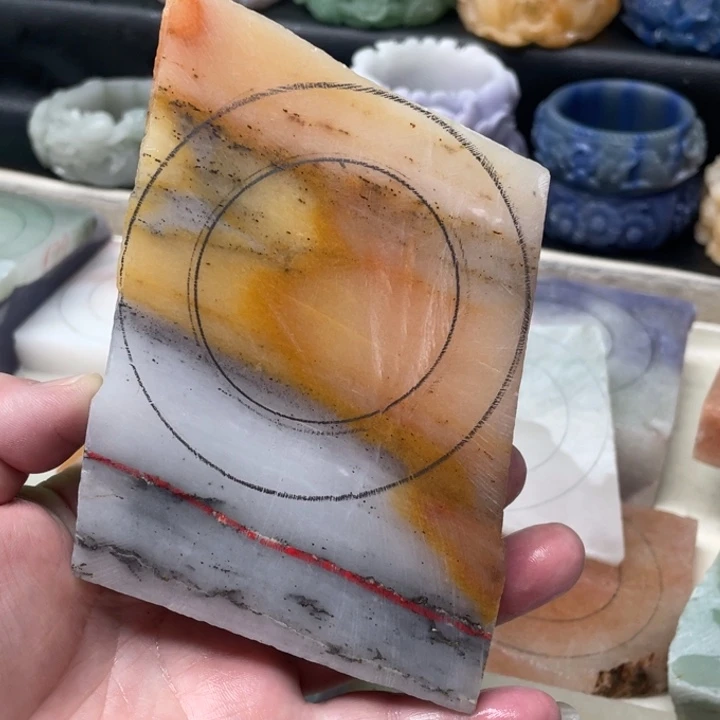 石英质玉未镶嵌珠宝半成品