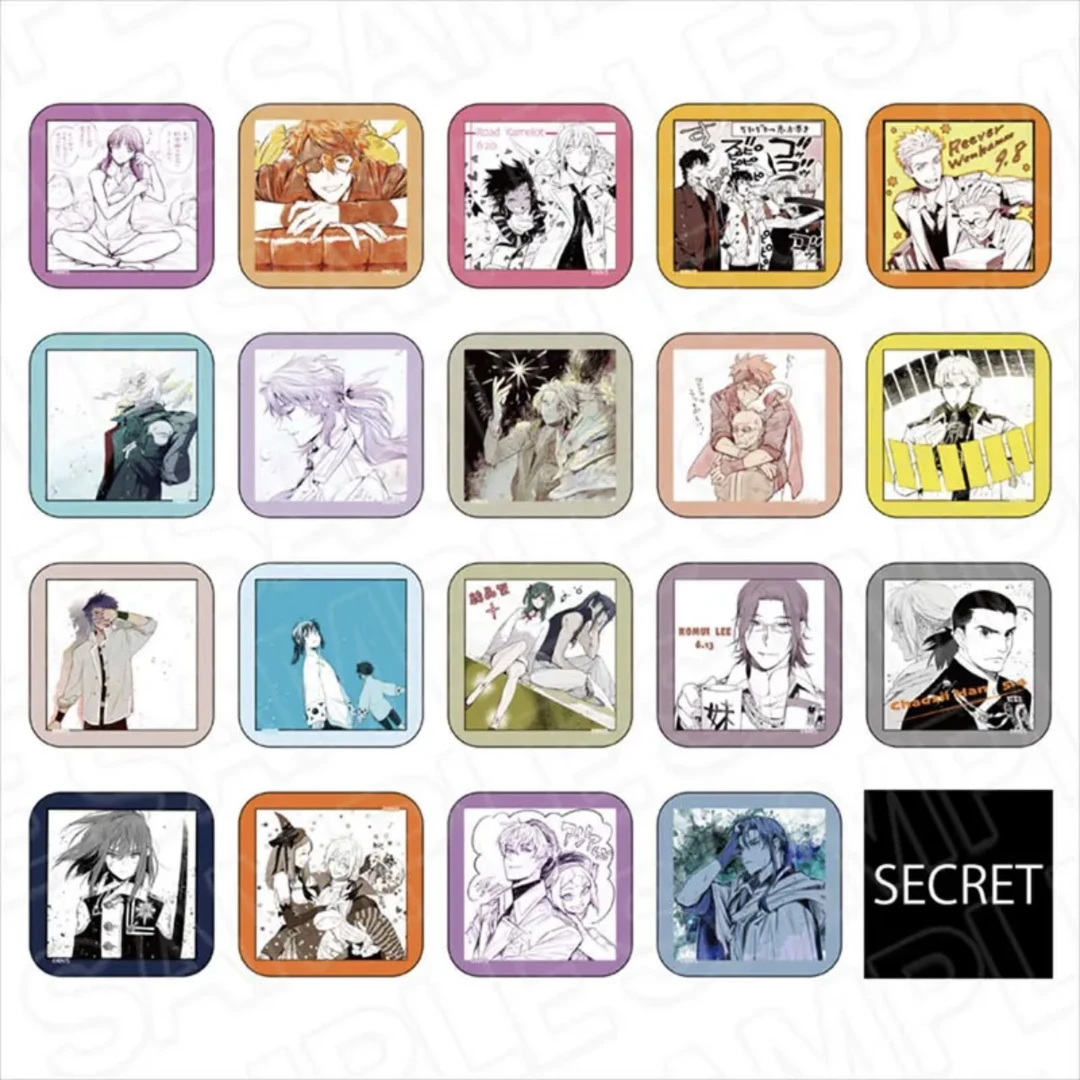 驱魔少年原画方吧唧动漫周边潮玩盲盒圆菠萝谷屋