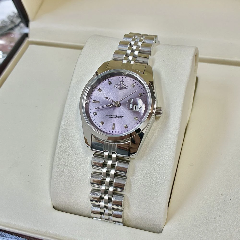 新款太后系列高端自动陀飞轮时尚气质腕表紫色297 J