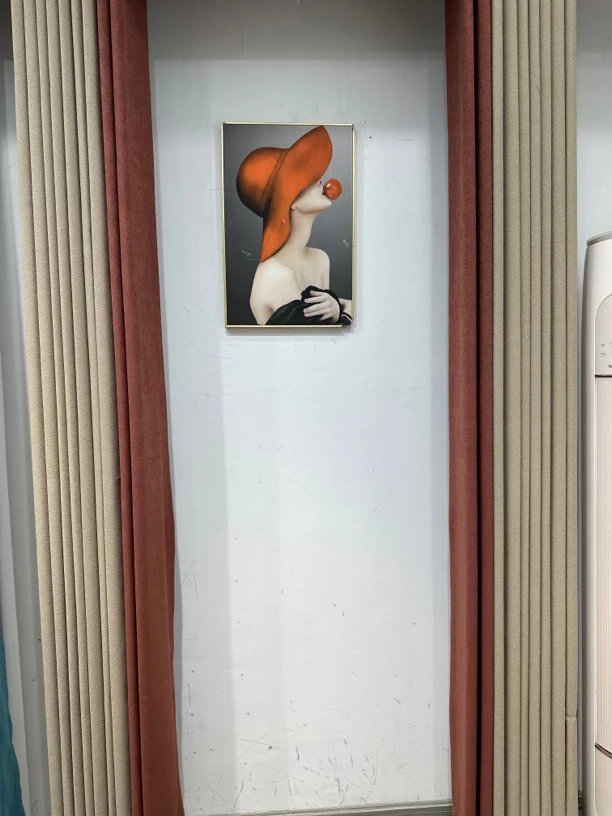 新款加厚雪尼尔：奶橘（成品窗帘）