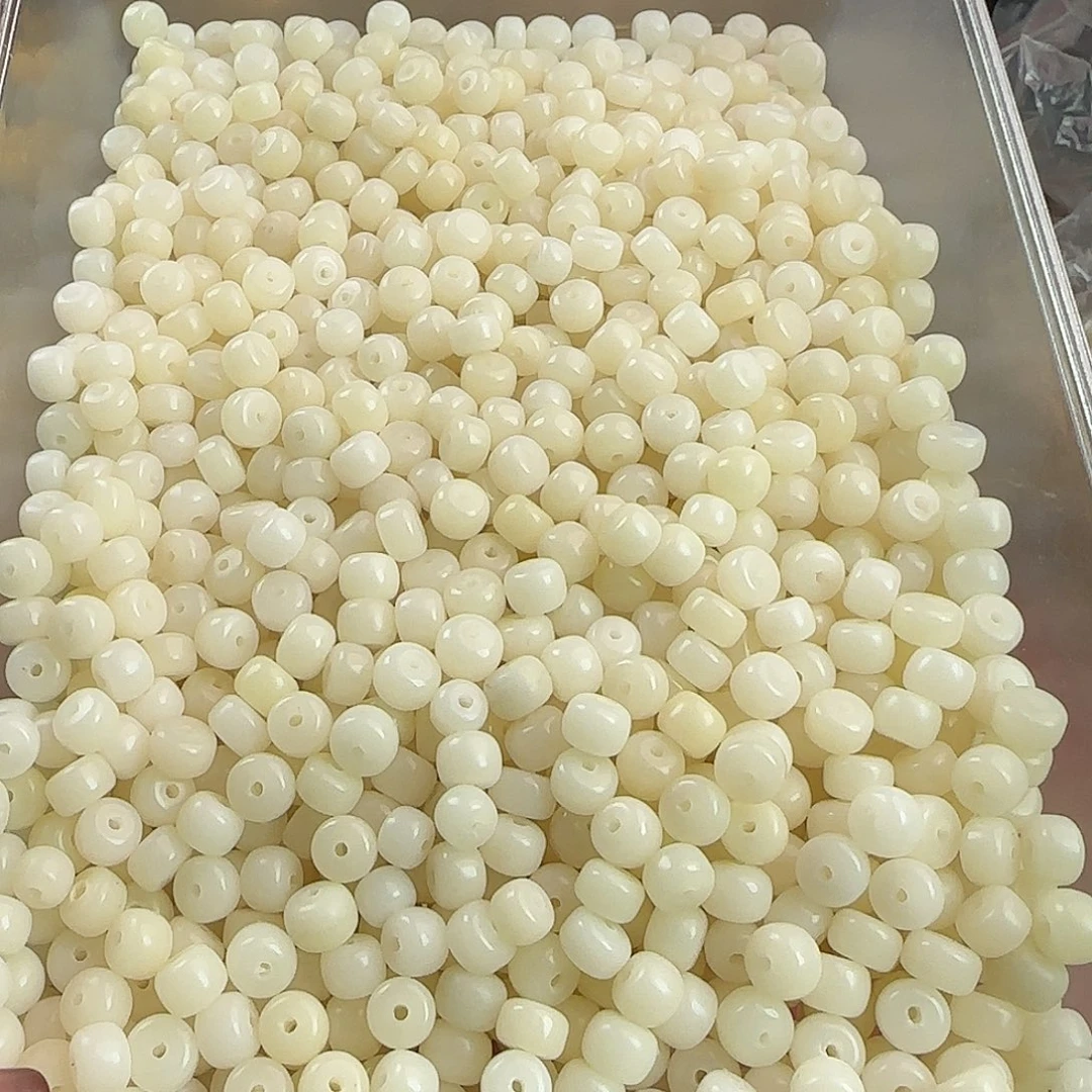 菩提根/象牙果手串微瑕卡9白月光药片/桶混1200颗