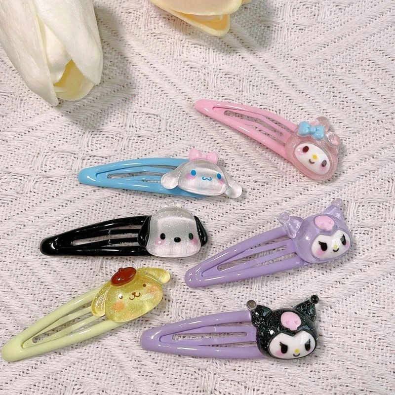 可爱甜美透明三丽鸥发夹可爱卡通bb夹学生发饰女生刘海夹礼物