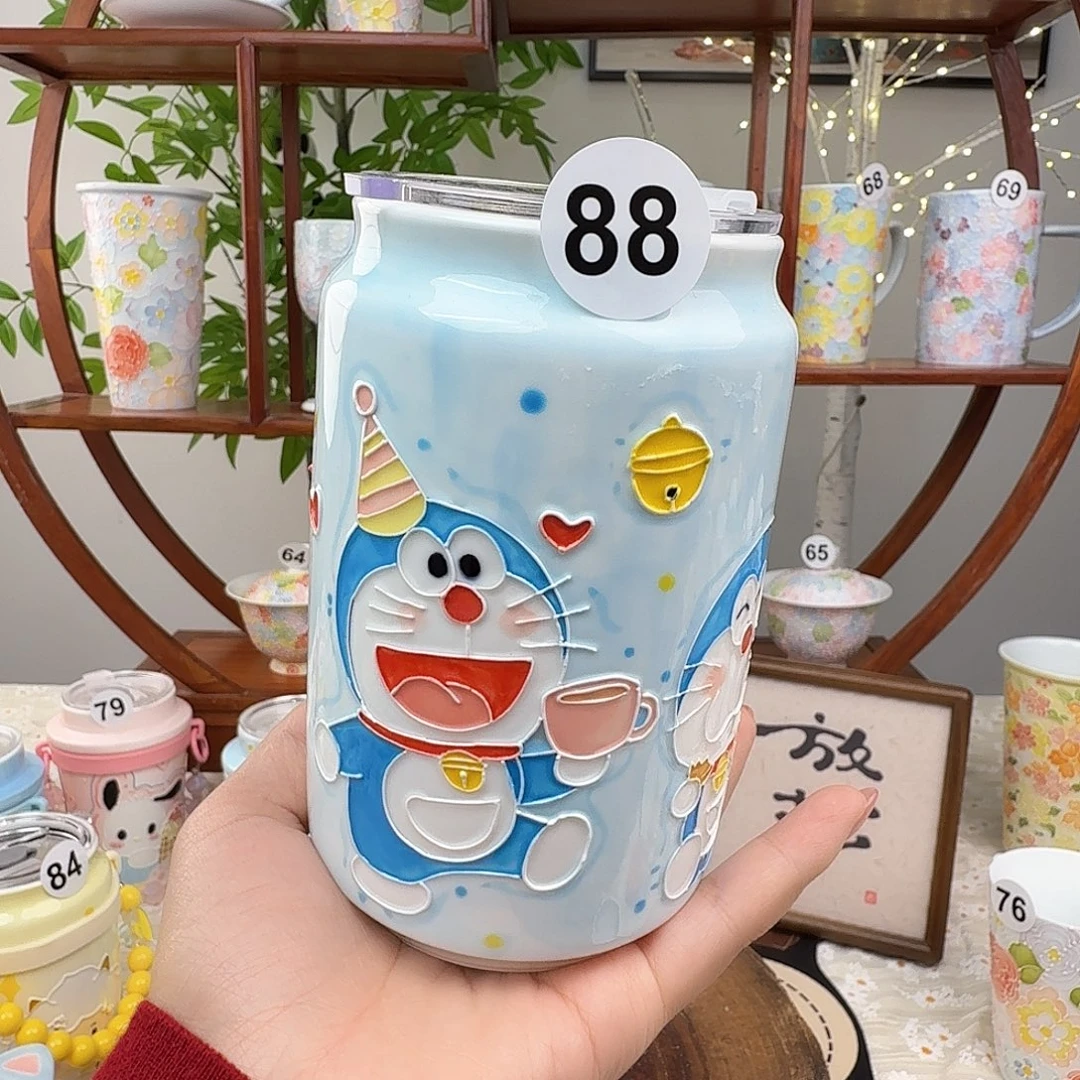 S88景德镇手绘高温釉下彩玉泥
