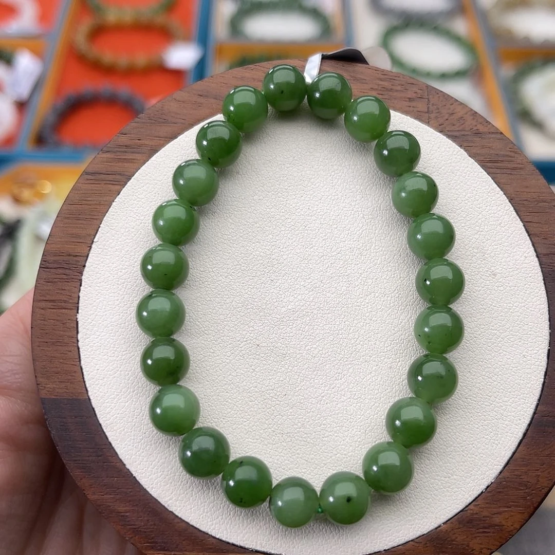 和田玉未镶嵌手串Z41卡8