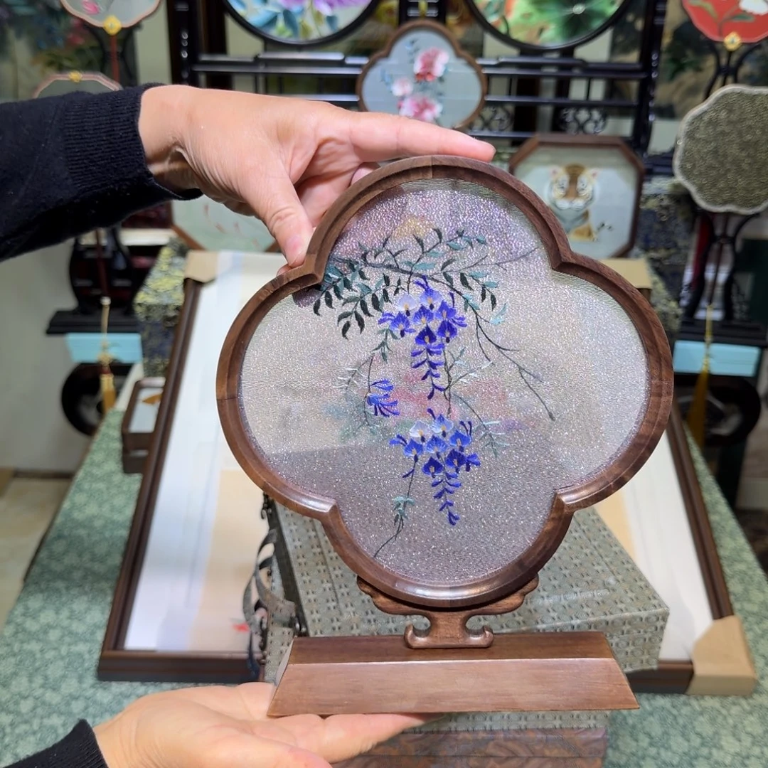 刺绣手工苏绣工艺制作技艺精湛