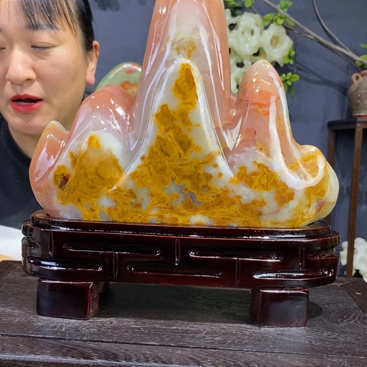 石材精品古青石摆件