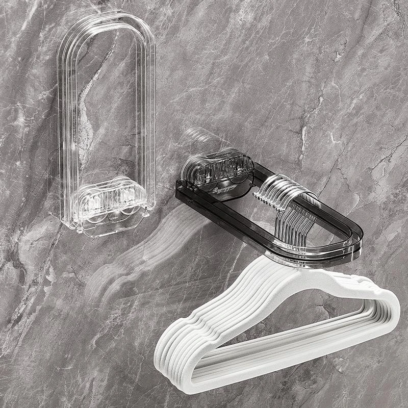 德国品质德国品质吸盘折叠衣架收纳架阳台壁挂式晾衣架收纳多