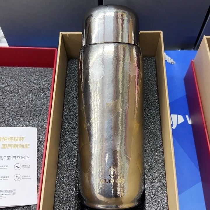 钛杯抗菌杯390银色