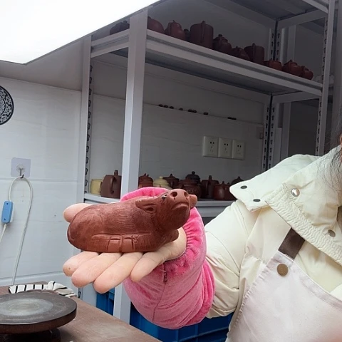 紫砂牛茶宠茶宠茶宠