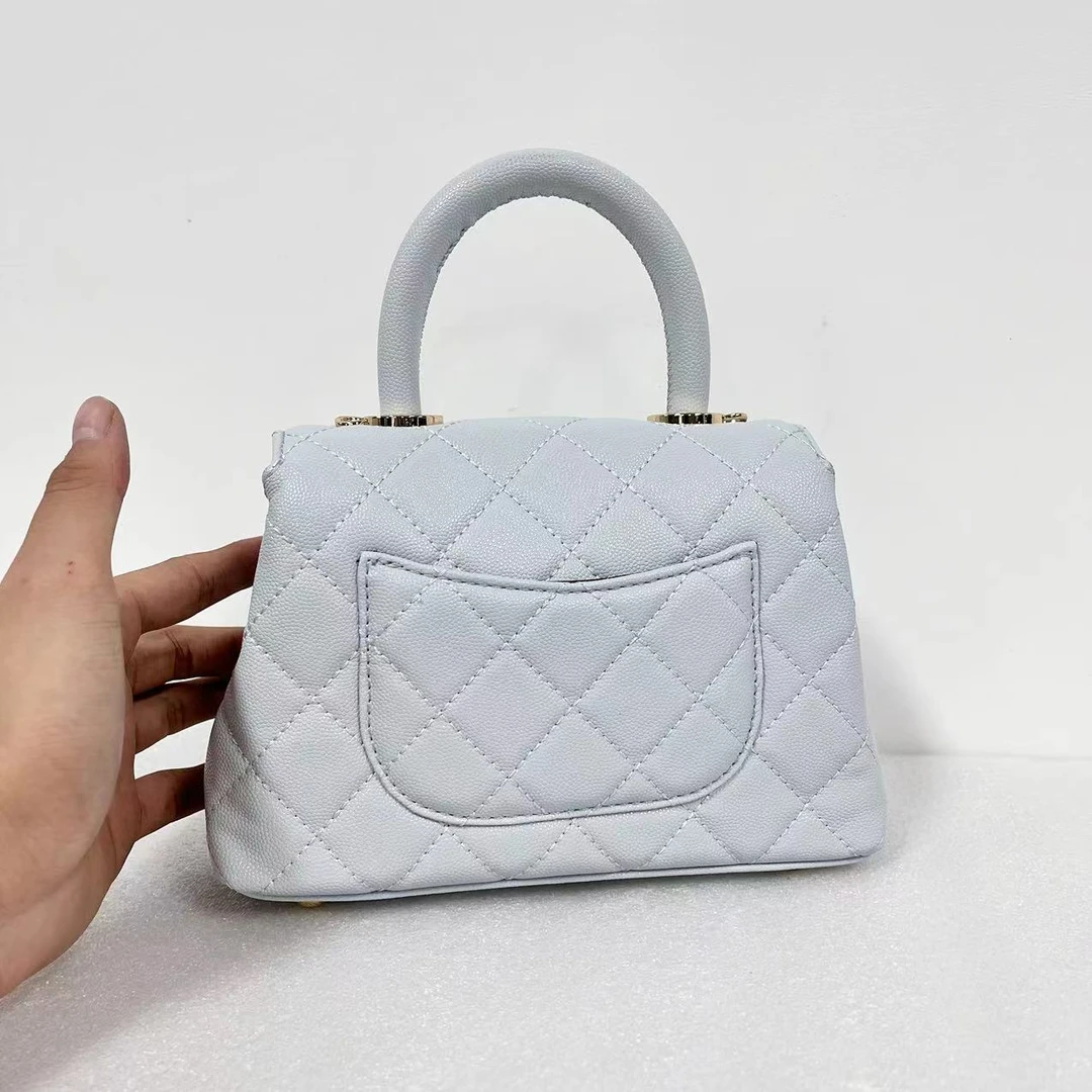 【小裴X】TR原创设计--高定女包手提斜挎包#  小号天空蓝 X手提憨豆