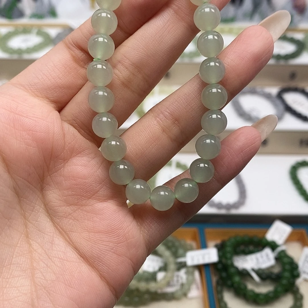 未镶嵌手串和田玉落**方手串