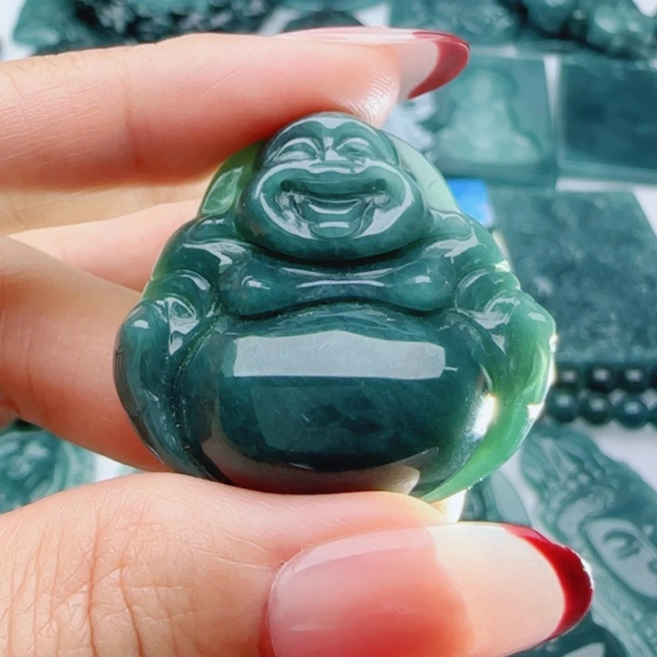 翡翠未镶嵌颈饰多样性发货天然A货翡翠