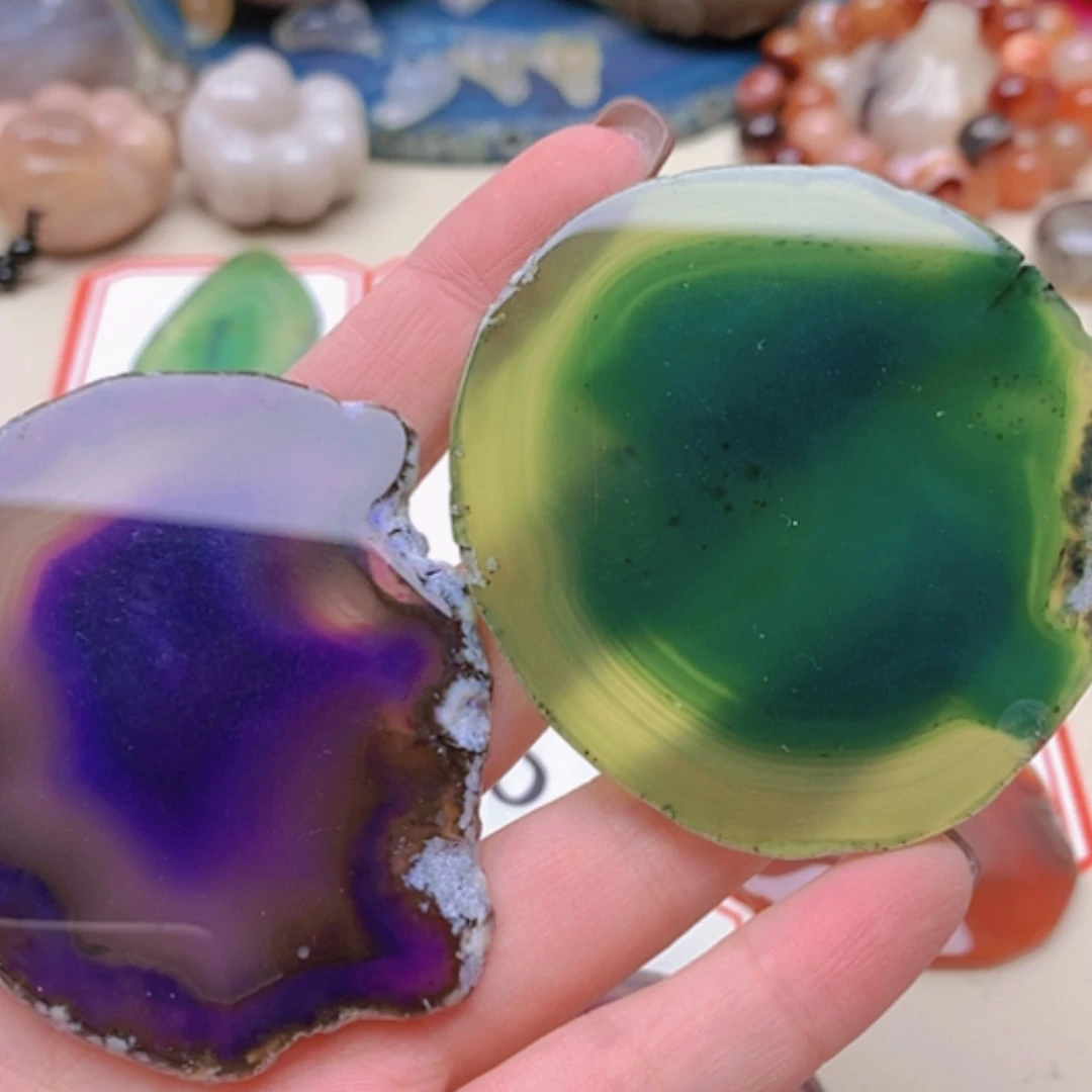 【闪购商品】未镶嵌玛瑙/玉髓珠宝半成品娟*