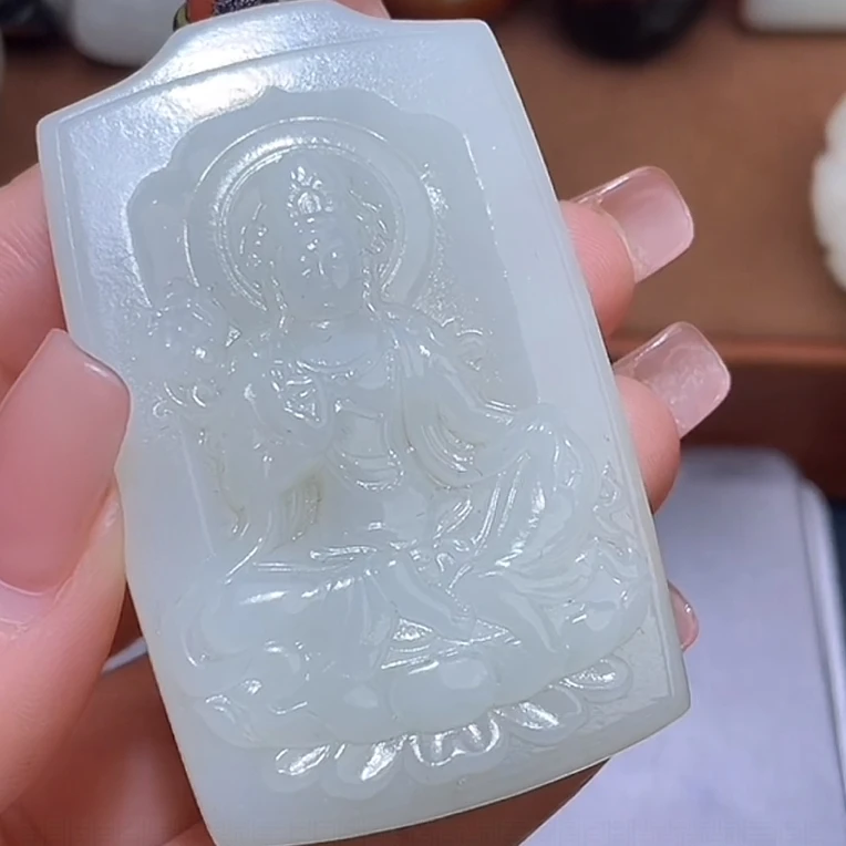 和田玉观音11.13 X7拍一发一