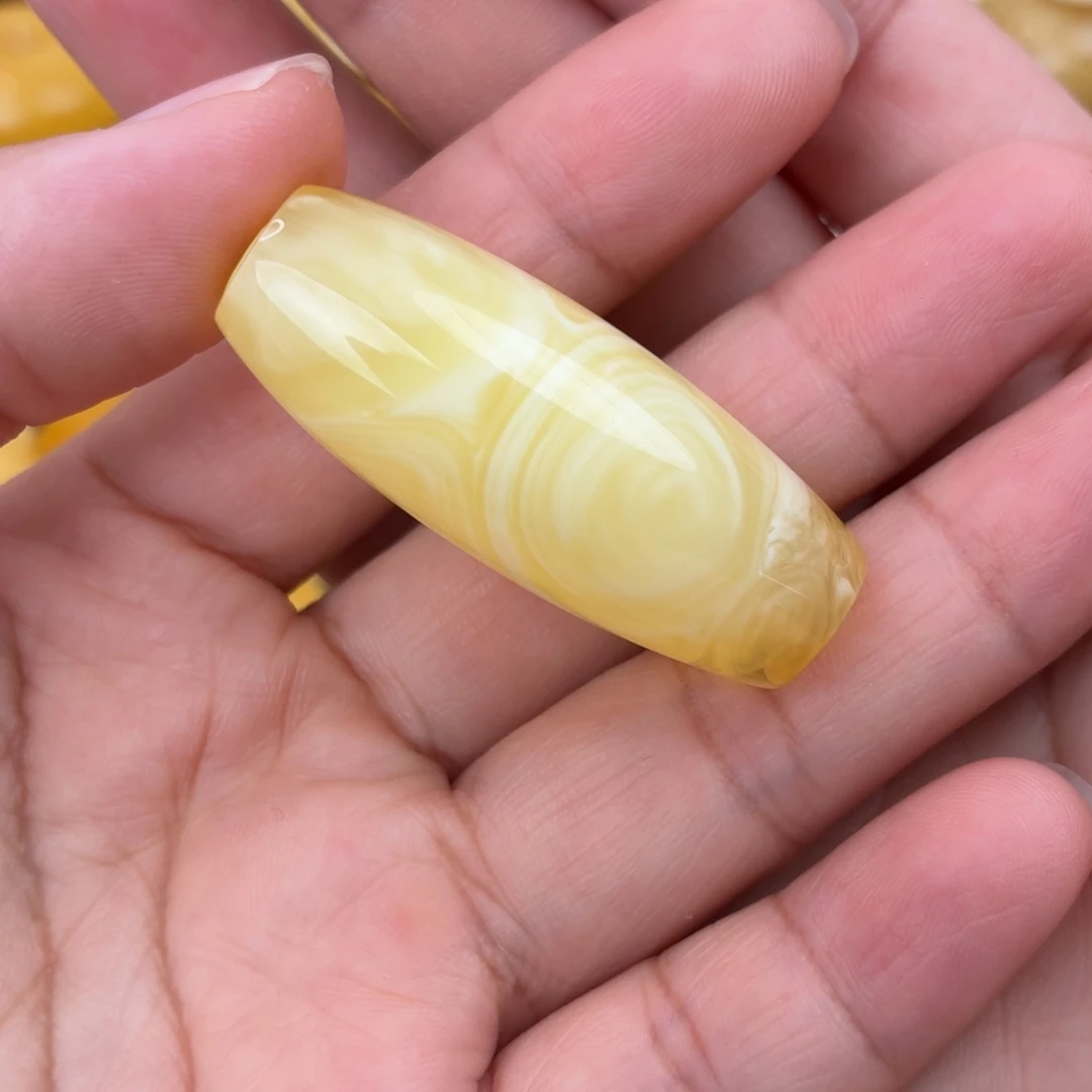 蜜蜡未镶嵌吊坠(不含链)拉丝枣珠