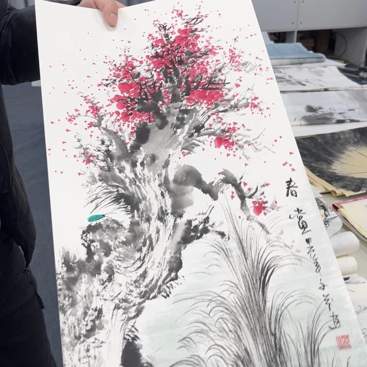 国画绘画手绘作品