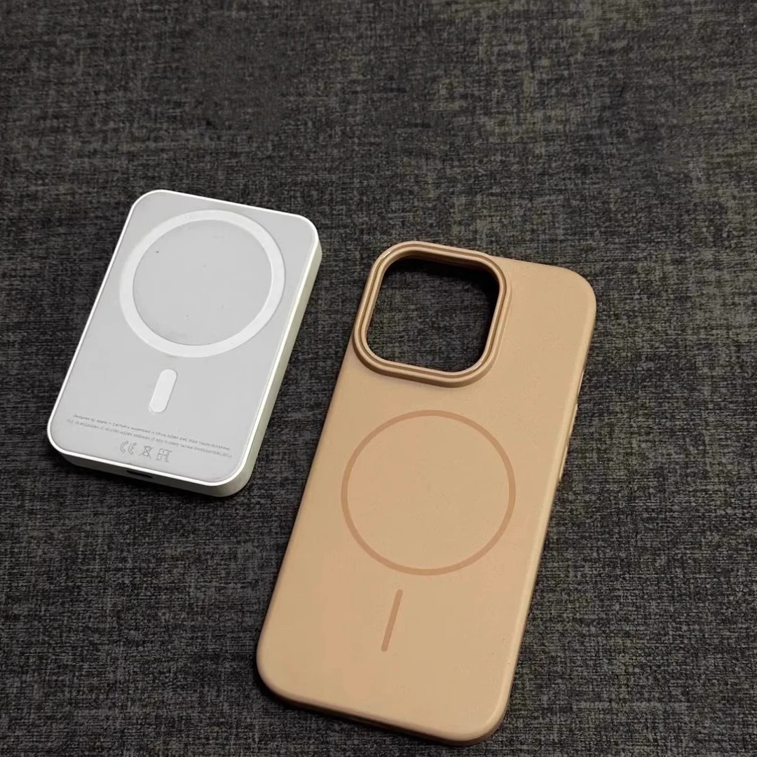 适用iPhone16promax细圈磁吸肌理触感手机壳磨砂15plus超薄14防摔