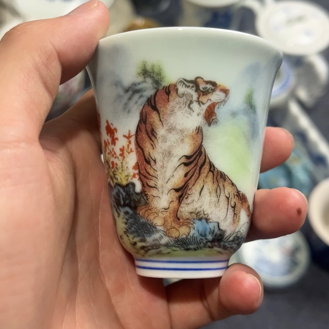 摆件景德镇陶瓷杯子