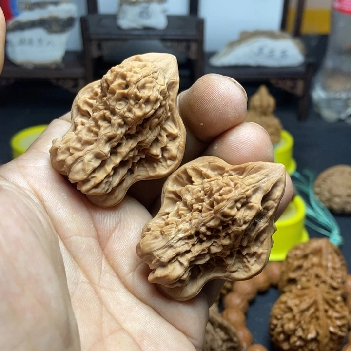 把件文玩核桃小鸟