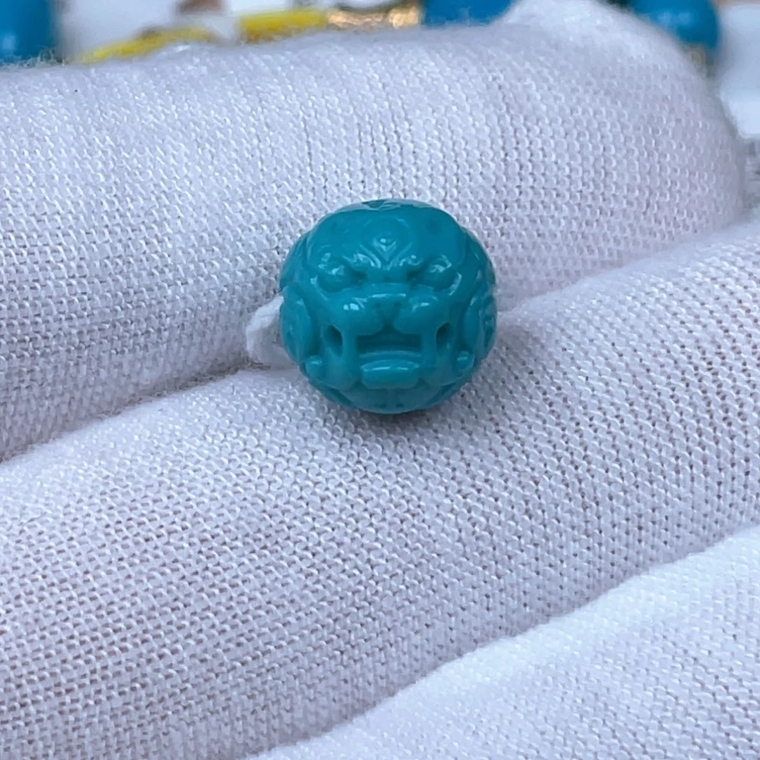 绿松石未镶嵌挂件10mm