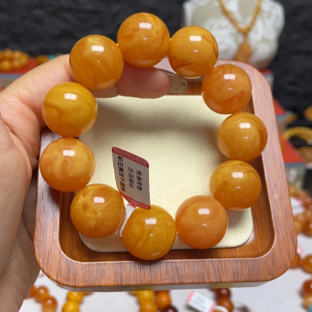 蜜蜡未镶嵌手链手串
